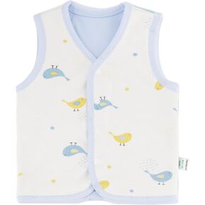 Baby Vest for Girls&Boys, Cotton Reversible Vest Coat for Spring & Autumn in Kuwait