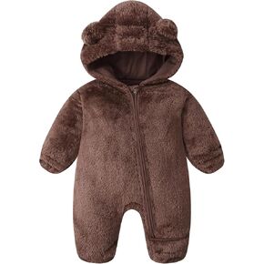 Newborn Baby Boy Snowsuit Toddler Girl Infant Fleece Winter Coat | LECHARMEBB in Saudi Arabia