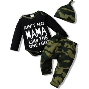 NZRVAWS Baby Boy Clothes Preemie Infant Boy Bear Outfits Jumpsuit Bodysuit Letter Print Romper in Kuwait