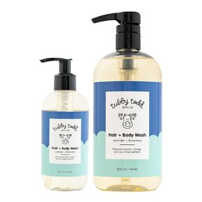 TUBBY TODD Hair + Body Wash, Baby Shampoo and Body Wash | Gentle and Natural, For Newborns, Babies and Toddlers, Non-Toxic, Hypoallergenic, 2 Pack, 8.5 oz and 25 oz, Fragrance-Free in Kuwait