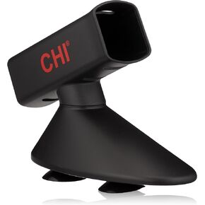 Title: CHI Flat Iron Stand Suction, Heat Resistant Hair Tool Holder, Countertop & Mirror Mount Styling Station Accessory for Flat Irons, Black in Saudi Arabia