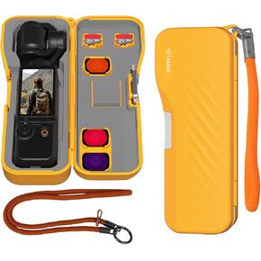 Portable Hard Case for DJI Osmo Pocket 4/3 Xtra Muse Camera Accessories(Short-sleeved yellow) in Kuwait