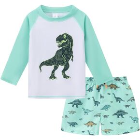 Baby-Boys and Toddler Two Piece Rashguard Swimwear and Bathing Suit Set in Kuwait