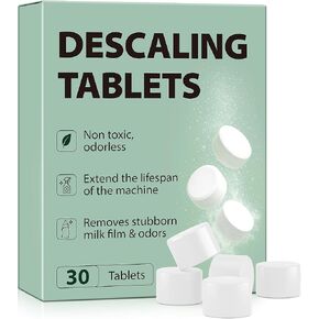 Descaling Tablets Descaler, 30 Count, Compatible with Momcozy, Baby Brezza Bottle Washer, Warmer, Sterilizer & Formula Maker, Descaler for Milk & Limescale Removal in Kuwait