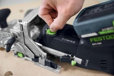 Festool 578121 DFC 500 E-Basic Cordless DOMINO Joiner | Precision Loose Tenon Joining System with Pendulum Cutting Motion, Ergonomic D-Handle & Cordless Freedom in Kuwait