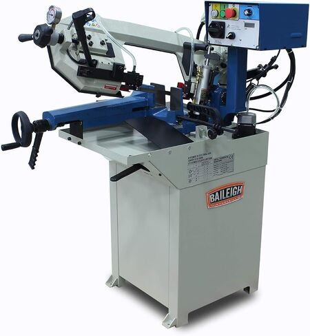 Baileigh 6.69" Variable-Speed Mitering Horizontal Bandsaw, 1 HP, 110V 1Ph (Model BS-210M) in Kuwait
