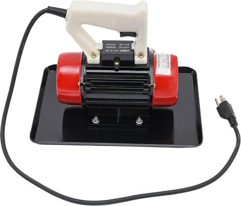 Concrete Vibrating Motor, 110V 370W Handheld Table Motion Concrete Vibrator Machine, Cement Smoother for Such As Road Construction, House Construction, Bridge Construction (Red) in Kuwait