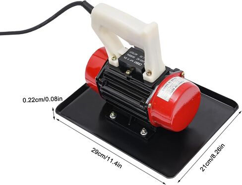 Concrete Vibrating Motor, 110V 370W Handheld Table Motion Concrete Vibrator Machine, Cement Smoother for Such As Road Construction, House Construction, Bridge Construction (Red) in Kuwait