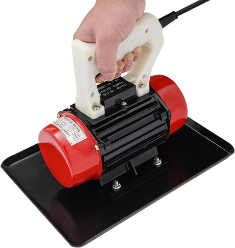 Concrete Vibrating Motor, 110V 370W Handheld Table Motion Concrete Vibrator Machine, Cement Smoother for Such As Road Construction, House Construction, Bridge Construction (Red) in Kuwait