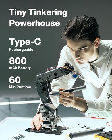 HOTO SnapBloq™ S-A01 Master Precision Screwdriver Set + Electric Screwdriver Rechargeable, 3.6V Cordless Screwdriver Set USB-C, 3 Torque Settings in Kuwait
