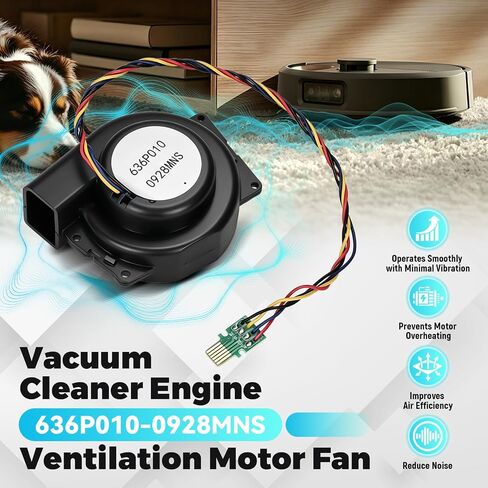 636P010-0928MNS Vacuum Cleaner Engine Ventilation Motor Fan Fit for iRobot Roomba i1 i2 i3 i4 i5 i6 i7 i8 i9 J8 J9 e5 e6,Vacuum Cleaner Fan Motor Replacement for 20N636P010 Smart Sweeper Fan Module in Kuwait