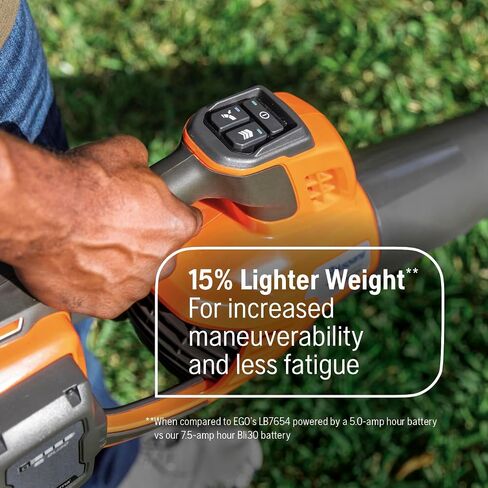 Husqvarna Leaf Blaster 350iB Battery Powered Cordless Leaf Blower, 200-MPH 800-CFM, Brushless Motor and Quiet Operation, 40V Lithium-Ion 7.5 Ah Battery and Charger Included, Gifts for Men, 970569904 in Kuwait