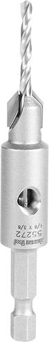 Amana Tool Carbide Tipped 82 Degree Countersink Drill Bit, 55272, 3/8 Dia x 1/8 Drill D x 1/4 Inch Quick Release Hex Shank for Tool 55227 in Kuwait