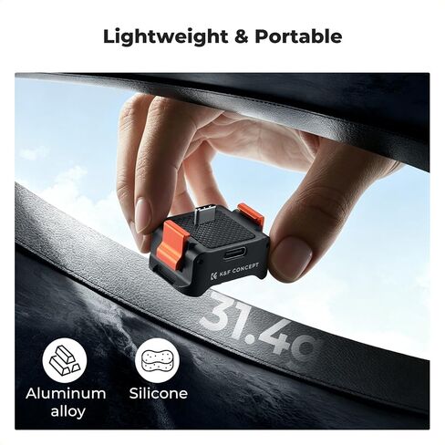 K&F CONCEPT Charging Adapter Base Compatible with DJI Osmo Pocket 4/3 | Fast Charging Aluminum Alloy Quick Release Stand Compatible with Arca Action 1/4′′ Screw, PP61 in Kuwait