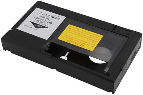 VHS C to VHS Motorized Cassette Adapter, Compatible with SVHS C, CP6BKU, C P6U, PV P1, VCA115, for VCR Player in Kuwait