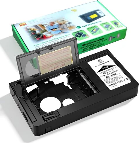 VHS-C Adapter Cassette Adapter,VHS-C to VHS Adaptor,VHS-C Adapter VHS Cassette Adapter for VCR Player, Video Cassette Player and VHS to Digital Converting in Kuwait