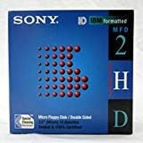 Sony 3.5 2HD High-Density IBM Format & Pack of 10 Paper Box Package [parallel import goods] in Kuwait