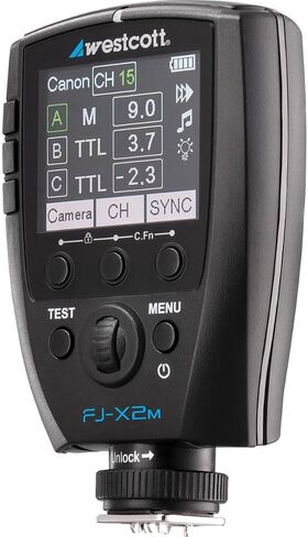 Westcott FJ200 200Ws Strobe with DC Battery - Bundle with FJ-X3m Universal Wireless Flash Trigger, Glow S2 Round S-Type Bowens Mount Bracket in Kuwait