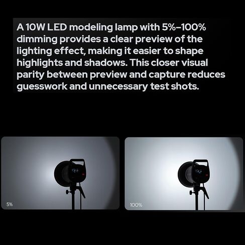 Godox SK300III-V SK300IIIV 300Ws Photo Studio Strobe Flash Monolight Light, GN58, 10W LED Modeling Lamp, 2.4G Wireless, Bowens Mount Photography Flashes for Studio, Shooting, Location, Portrait in Kuwait