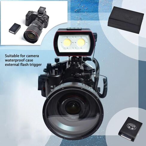 SeaFrogs SR-009 USB-C Rechargeable Manual Fiber Optic Flash Trigger | Optical strobe trigger for Seafrogs underwater housings, 600+ flashes and 0.3-second recycle in Kuwait