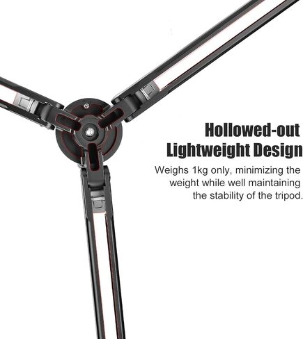 SUNWAY T1A20R Monopod Dolly with Rubber Wheels, 110.2 lb / 50 kg Load Capacity for Dynamic Shooting, Live Stream & Outdoor Vlog in Kuwait