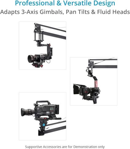 PROAIM 14ft Camera Crane Jib, Stand, Sr. Pan-Tilt for DSLR Video Cameras Camcorders. Gimbal Compatible (P-14-JS-SRPP) in Kuwait