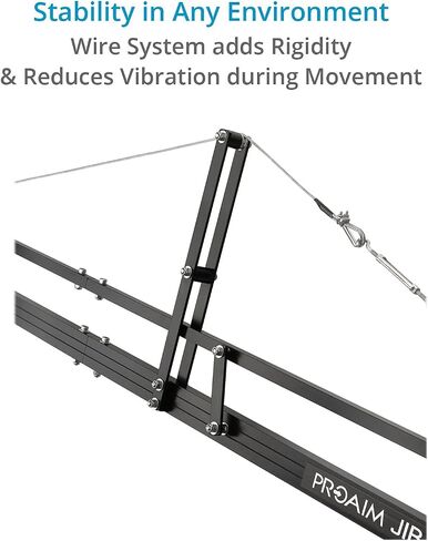 PROAIM 14ft Camera Crane Jib, Stand, Sr. Pan-Tilt for DSLR Video Cameras Camcorders. Gimbal Compatible (P-14-JS-SRPP) in Kuwait