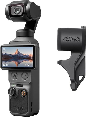 DJI Osmo Pocket 4 Standard Combo, Pocket Gimbal Vlog Camera, 1″ CMOS & 4K/240fps, 3-Axis Stabilization, 2× Lossless Zoom, 107GB Built-in Storage, 2" Rotatable Screen, Video Camera for Photography in Kuwait