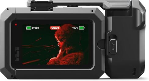 GoPro Mission 1 PRO Grip Edition - Includes Mission 1 PRO Camera, Point-and-Shoot Grip, One Enduro 2 Rechargeable Battery, Removeable Lens Hood, Carrying Case in Kuwait