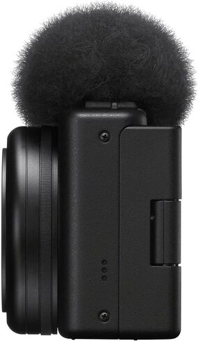 Sony ZV-1F Vlogging Camera Bundle (Black) | 20.1MP 1" Sensor, 4K Video, 20mm Wide Lens, Flip Screen & Directional Mic | Ideal for Vlogging & Content Creation (ZV1F/B) + 64GB Card + Bag + Battery in Kuwait