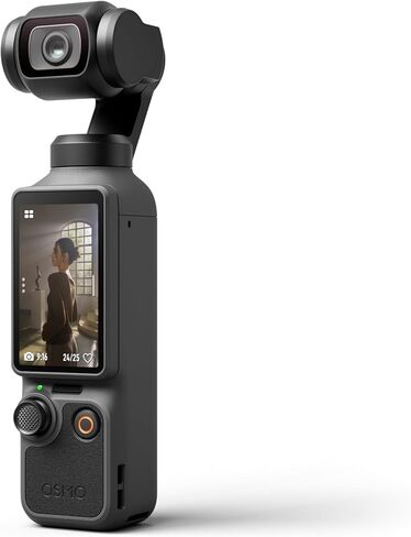 DJI Osmo Pocket 4 Creator Combo, Vlogging Cameras, 4K/240fps Vlog Camera, 3-Axis Stabilization, Active Track 7.0, Mic + Fill Light Included + 64gb Memory, Selfie Stick, Software (Value Bundle) in Kuwait