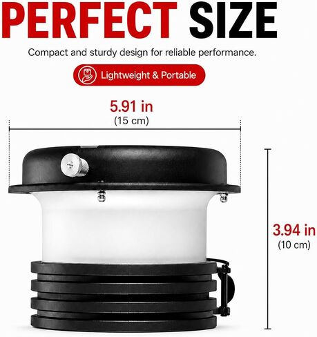 Bowens Mount Adapter Ring Compatible with Profoto Lights | All-metal adapter converts Profoto studio lights to Bowens modifiers for softboxes, reflectors, beauty dishes, and snoots. in Kuwait