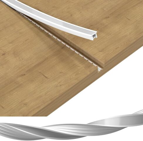 BTF-LIGHTING Silicone LED Channel System 9.8Ft for ≤5mm Width LED Strip | Flexible LED Neon Rope Channel Diffuser, Spotless Milky White Cover for Kitchen Cabinet, Rooms, and Patio(No LED Strip) in Kuwait