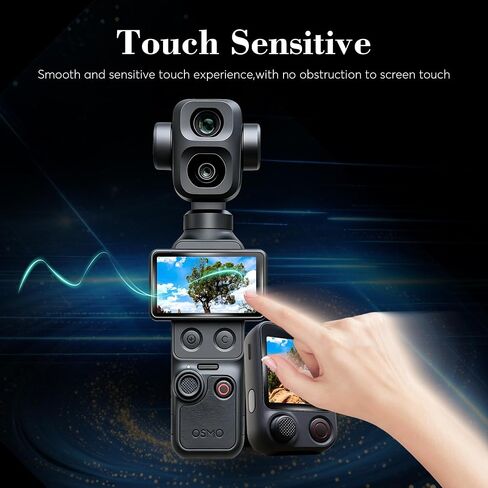 Screen Protector for DJI Osmo Pocket 4P&Osmo FrameTap/DJI Osmo Mobile 8P(6 Pack), Osmo Pocket 4 Pro Accessories Tempered Glass Screen Protective Cover,Ultra HD, 9H Hardness,Touch Sensitive in Kuwait