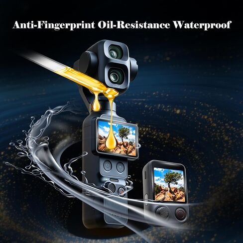 Screen Protector for DJI Osmo Pocket 4P&Osmo FrameTap/DJI Osmo Mobile 8P(6 Pack), Osmo Pocket 4 Pro Accessories Tempered Glass Screen Protective Cover,Ultra HD, 9H Hardness,Touch Sensitive in Kuwait