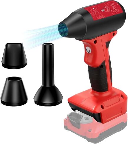 Portable Mini Turbo Jet Blower for Milwaukee M12 12V Battery, 4-Speed Wireless High Speed Handheld Fan, for Computer Key Board Cleaning,Hair Drying,Camping,Outdoors in Kuwait
