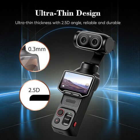 Lens Screen Protector for Insta360 luna Ultra Accessories(6 Pack),Insta 360 luna Ultra Tempered Glass Screen Protector,Ultra HD, Full Protection, 9H Hardness, Scratch Resistant in Kuwait