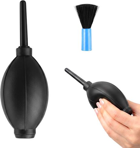 1 pcs Air Blower with Soft Brush Silicone Super Blaster Pump Dust Camera Lens Cleaner Manual Rubber Bulb Air Pump Dust Blower Cleaner for Digital Sensor Screens Keyboards Telescope in Kuwait