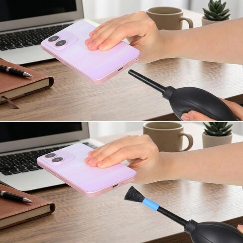1 pcs Air Blower with Soft Brush Silicone Super Blaster Pump Dust Camera Lens Cleaner Manual Rubber Bulb Air Pump Dust Blower Cleaner for Digital Sensor Screens Keyboards Telescope in Kuwait