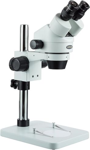 AmScope SM-1BSZ-V203 3.5X-90X Zoom Binocular Stereo Microscope with Table Pillar Stand in Kuwait
