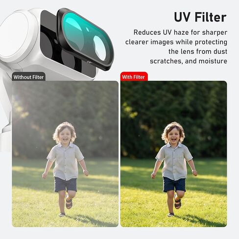 CYNOVA Luna Ultra Filters Kit for Insta360 Luna Ultra Accessories, 7-Piece | Include Adjustable CPL, UV, Black Mist 1/4, ND8, ND16, ND32 & Light Pollution Filters, Magnetic Quick-Release Lens Filter Set in Kuwait