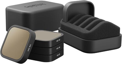 GoPro ND Filter 4-Pack for Mission 1 Series (ND8, ND16, ND32, ND64) - Official GoPro Accessory in Kuwait