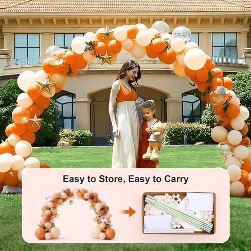 Upgraded Balloon Arch Kit, Large Adjustable Stand with Base, 10Ft Wide & 9FT Tall for Birthday, Wedding and School Welcome Party Decorations in Kuwait