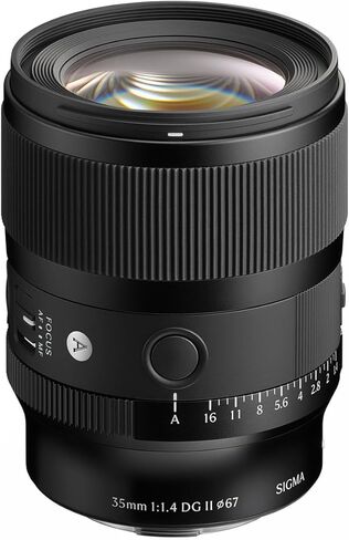 Sigma 35mm f/1.4 DG II Art Lens for Sony E Full-Frame Mirrorless Cameras with 67mm UV | CPL | ND Filter Kit, Optics Care Cleaning Kit, Lens Pen & 4-Year Limited Warranty in Kuwait