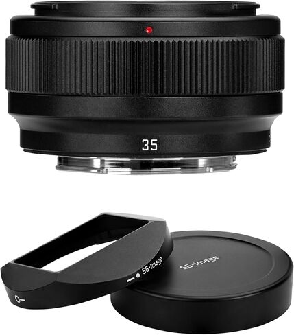 AF35mm F2.2 L Mount Lens and Metal Square Lens Hood Bundle Black in Kuwait