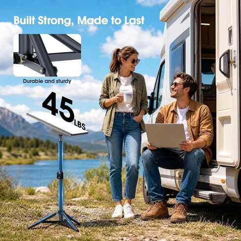 Starlink mini Tripod [Ultra Stable] Starlink Mini Mount with Adapter Compatible with New and Old Starlink Mini Models for Outdoor Camping RV Travel in Kuwait