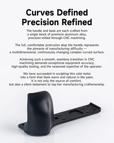 Camera Grip for Ricoh GR IV Camera, L-Shape Aluminum Alloy Handle with Enhanced Grip, Lightweight & Slim Design, Metal Bottom Handgrip Attachment in Kuwait