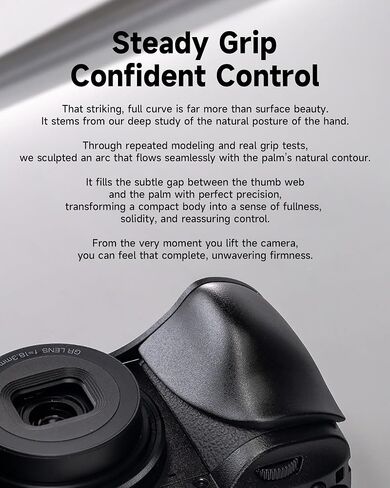 Camera Grip for Ricoh GR IV Camera, L-Shape Aluminum Alloy Handle with Enhanced Grip, Lightweight & Slim Design, Metal Bottom Handgrip Attachment in Kuwait