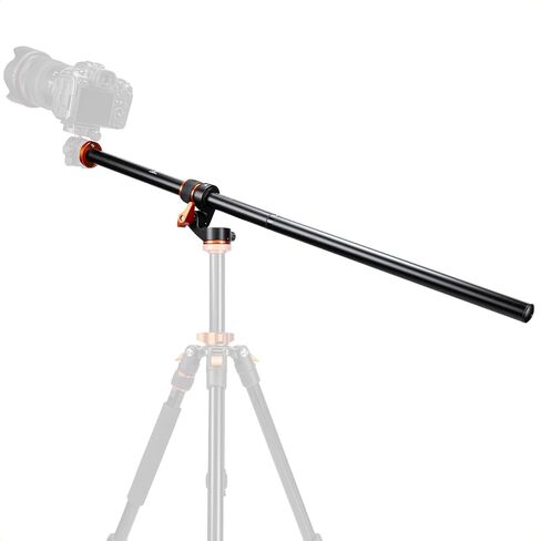 K&F CONCEPT 32" Horizontal Tripod Extension Arm, Aluminum Alloy 2-Section Detachable Center Column with 360° Rotatable & 180° Tilt for Overhead Macro Photography, Supports 11lbs in Kuwait