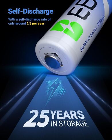 EBL 3700mAh AA Lithium Batteries, 20 Pack 1.5V Longest-Lasting Non-Rechargeable, Upgraded Super Ⅲ Lithium AA Batteries for Blink Camera in Kuwait
